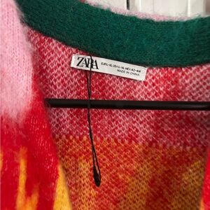 Zara Women's Colorful Knit Sweater